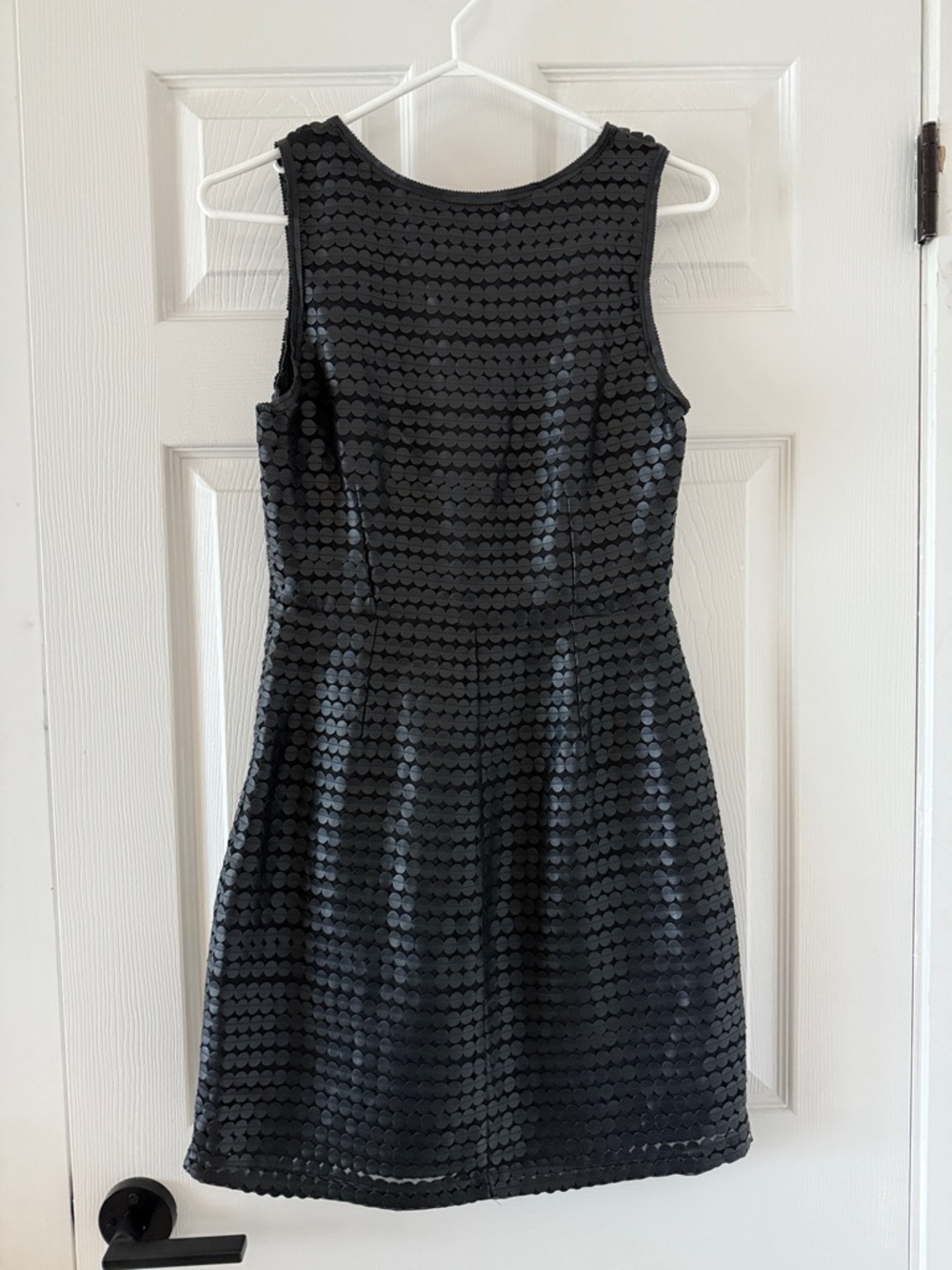 BB Dakota Black Sleeveless A-Line Mini Dress